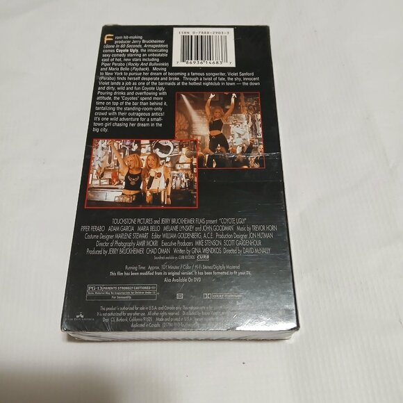Coyote Ugly 2001 VHS Tape New Sealed Watermarked Piper Perabo - Bundle & Save - Picture 2 of 4
